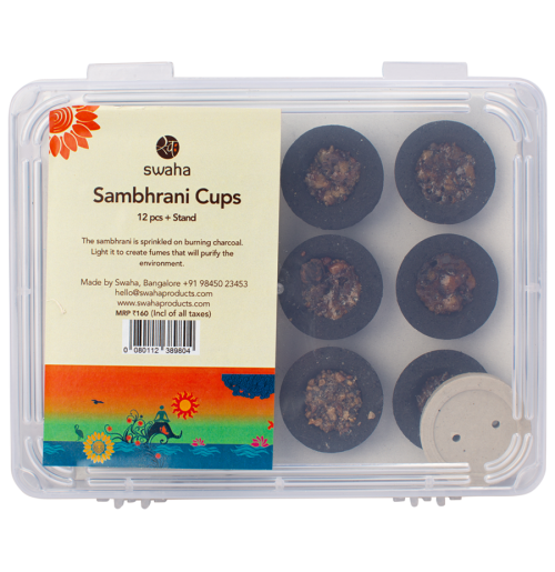 Sambhrani Cups (12 pcs + Stand)